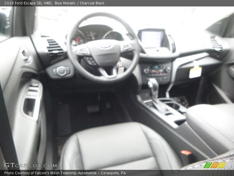 Blue Metallic / Charcoal Black 2018 Ford Escape SEL 4WD