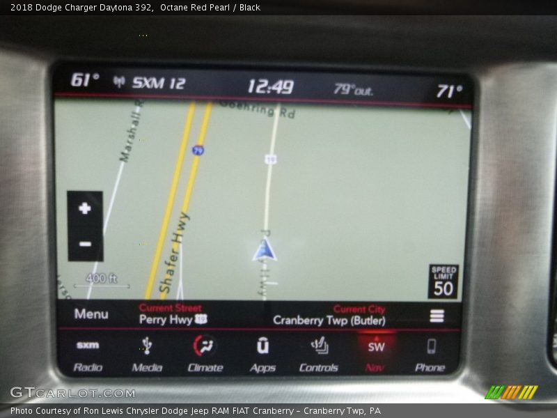 Octane Red Pearl / Black 2018 Dodge Charger Daytona 392