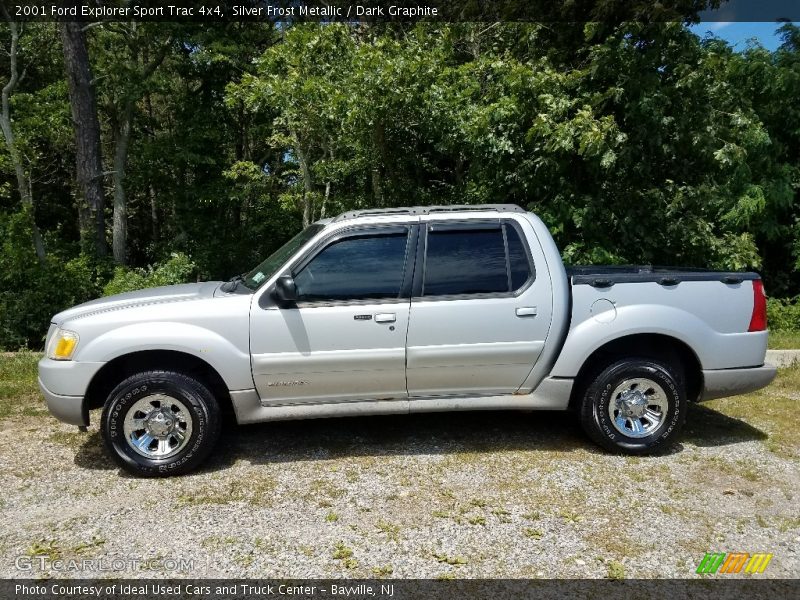 Silver Frost Metallic / Dark Graphite 2001 Ford Explorer Sport Trac 4x4