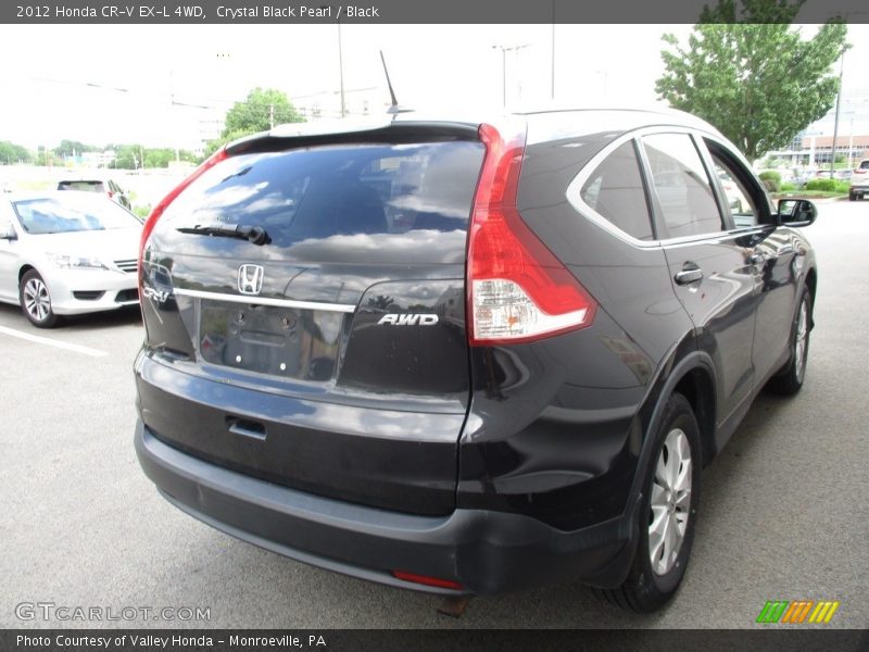 Crystal Black Pearl / Black 2012 Honda CR-V EX-L 4WD