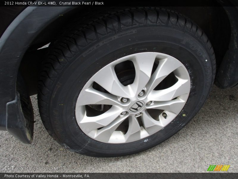 Crystal Black Pearl / Black 2012 Honda CR-V EX-L 4WD