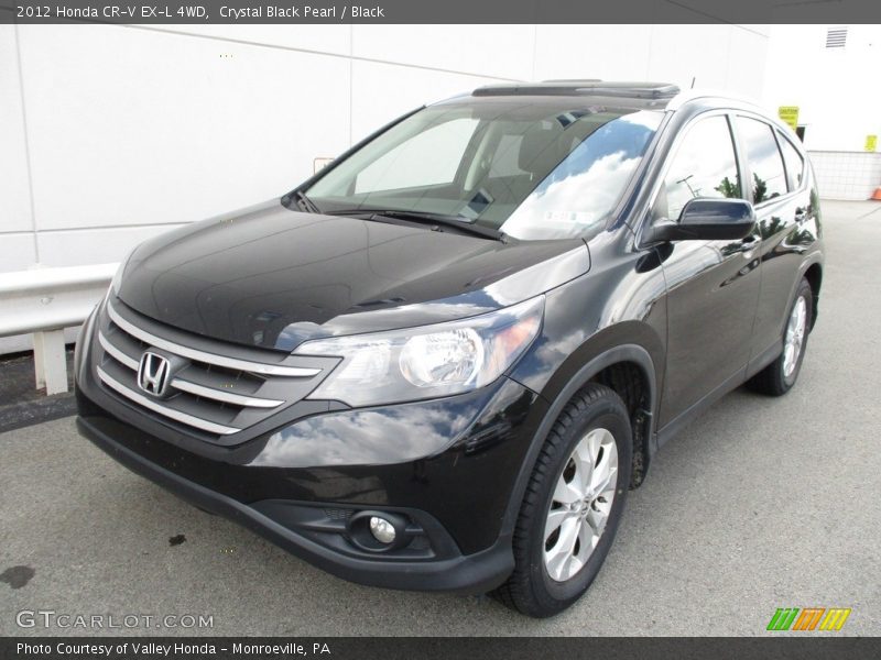 Crystal Black Pearl / Black 2012 Honda CR-V EX-L 4WD