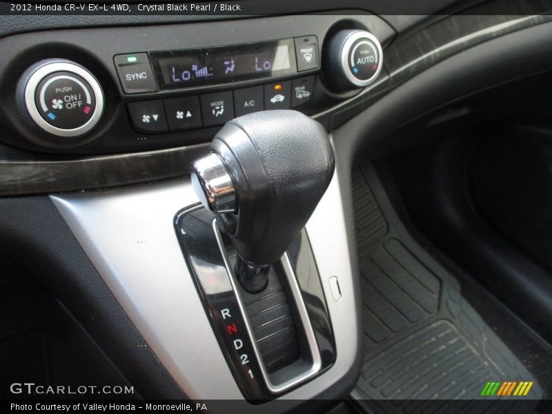 Crystal Black Pearl / Black 2012 Honda CR-V EX-L 4WD