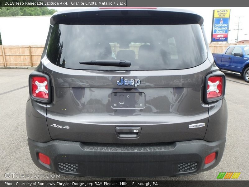 Granite Crystal Metallic / Black 2018 Jeep Renegade Latitude 4x4