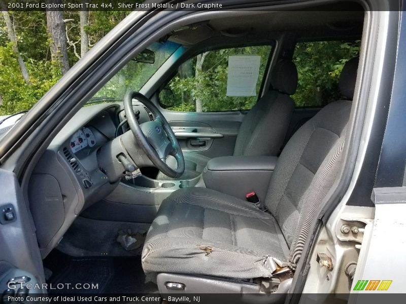 Silver Frost Metallic / Dark Graphite 2001 Ford Explorer Sport Trac 4x4