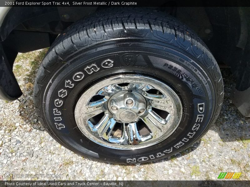 Silver Frost Metallic / Dark Graphite 2001 Ford Explorer Sport Trac 4x4