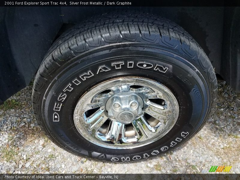 Silver Frost Metallic / Dark Graphite 2001 Ford Explorer Sport Trac 4x4