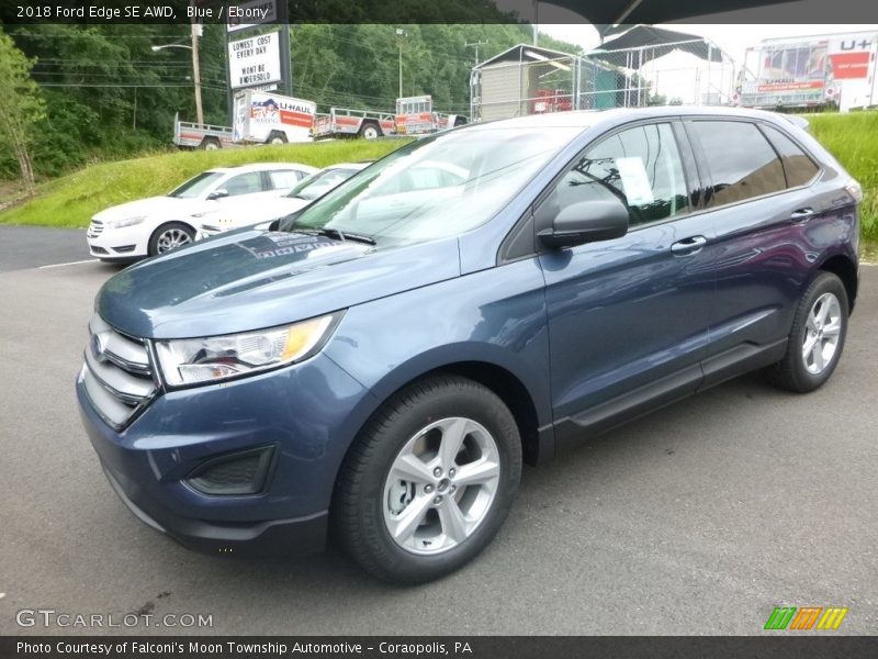 Blue / Ebony 2018 Ford Edge SE AWD