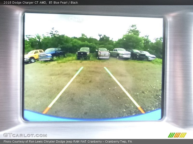 B5 Blue Pearl / Black 2018 Dodge Charger GT AWD