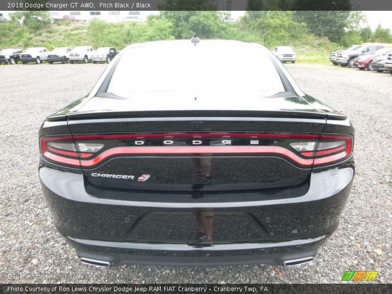 Pitch Black / Black 2018 Dodge Charger GT AWD