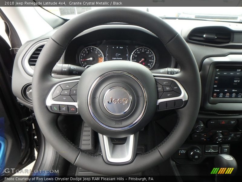 Granite Crystal Metallic / Black 2018 Jeep Renegade Latitude 4x4