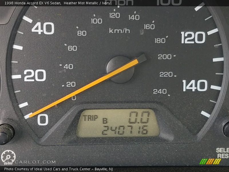 Heather Mist Metallic / Ivory 1998 Honda Accord EX V6 Sedan