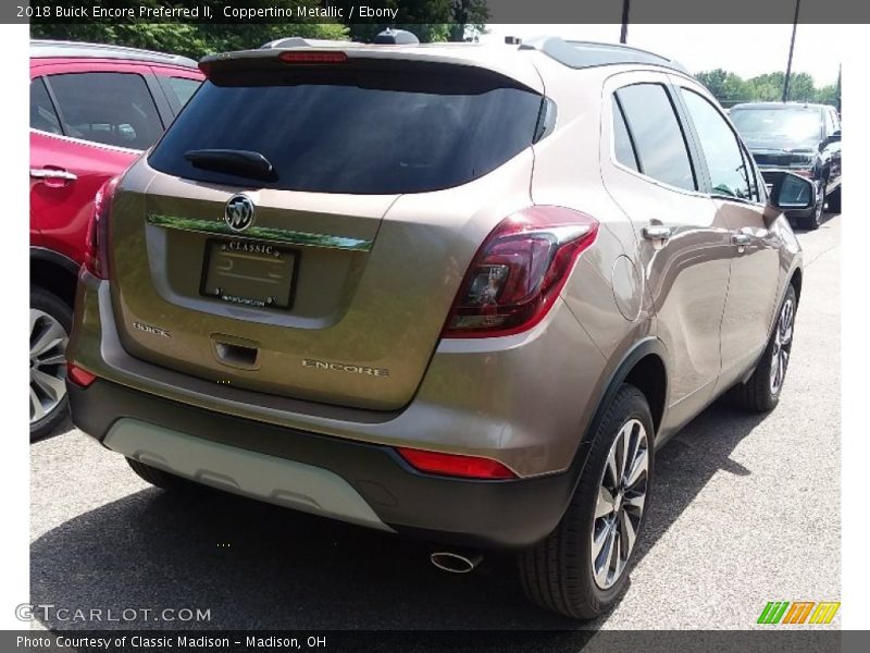 Coppertino Metallic / Ebony 2018 Buick Encore Preferred II