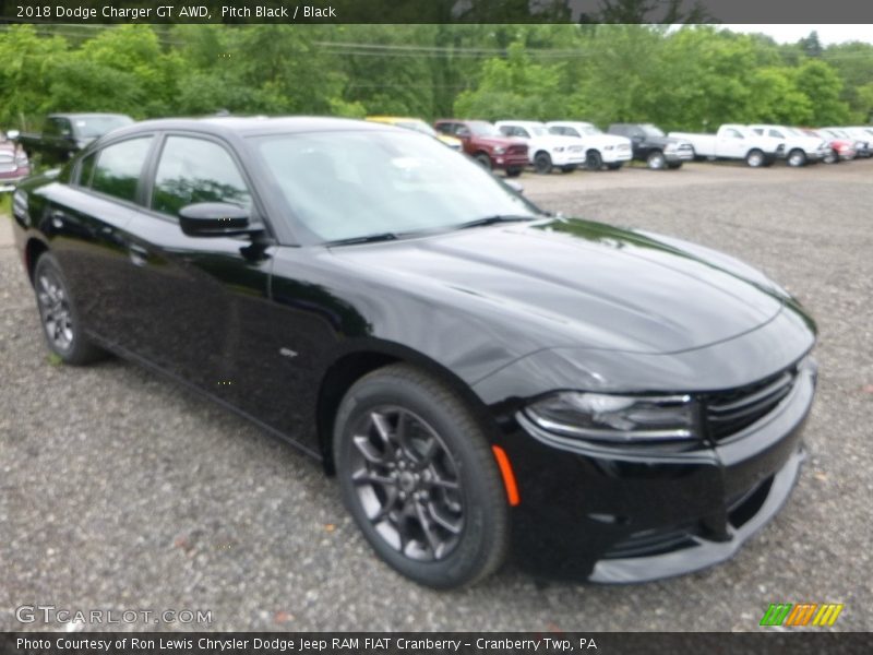 Pitch Black / Black 2018 Dodge Charger GT AWD