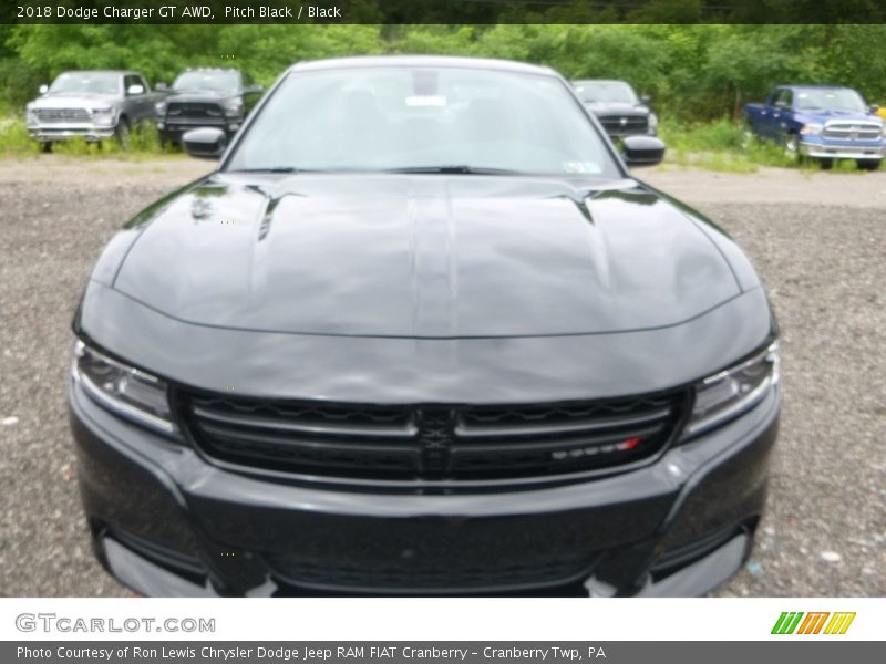 Pitch Black / Black 2018 Dodge Charger GT AWD
