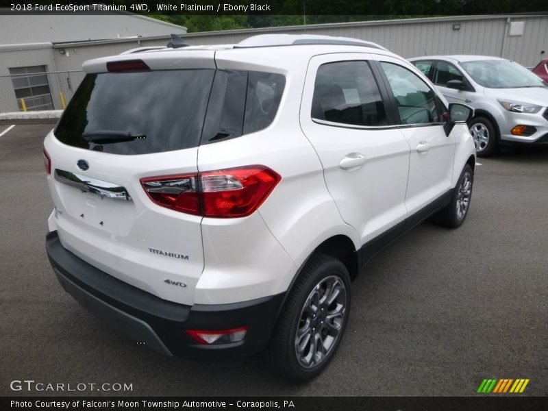 White Platinum / Ebony Black 2018 Ford EcoSport Titanium 4WD