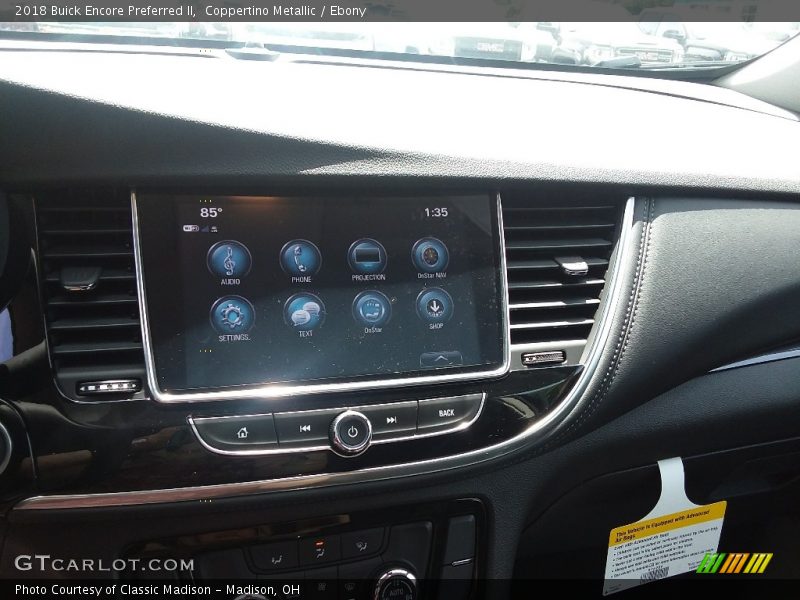 Coppertino Metallic / Ebony 2018 Buick Encore Preferred II