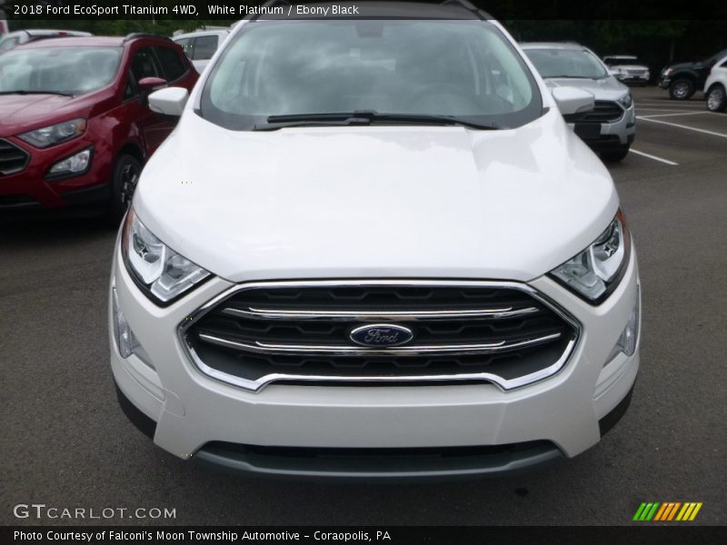 White Platinum / Ebony Black 2018 Ford EcoSport Titanium 4WD