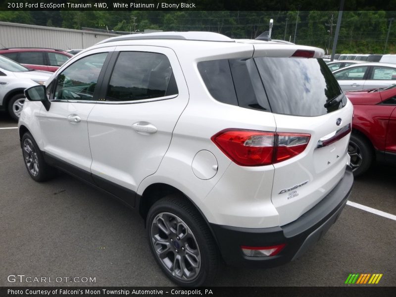 White Platinum / Ebony Black 2018 Ford EcoSport Titanium 4WD