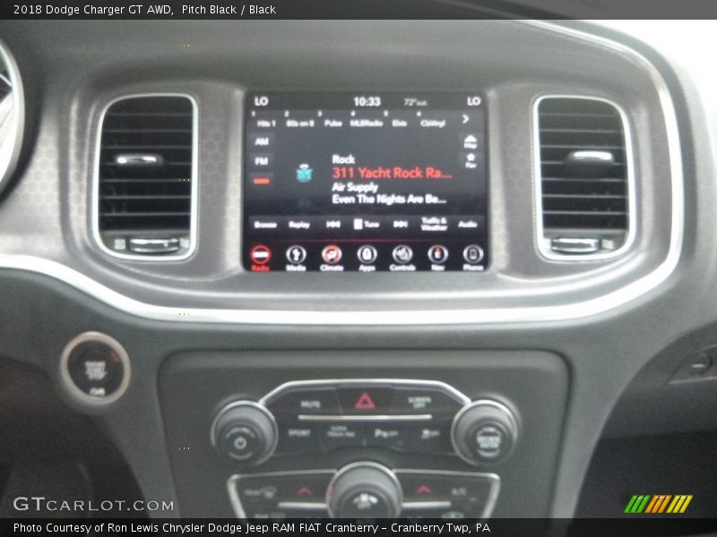 Controls of 2018 Charger GT AWD
