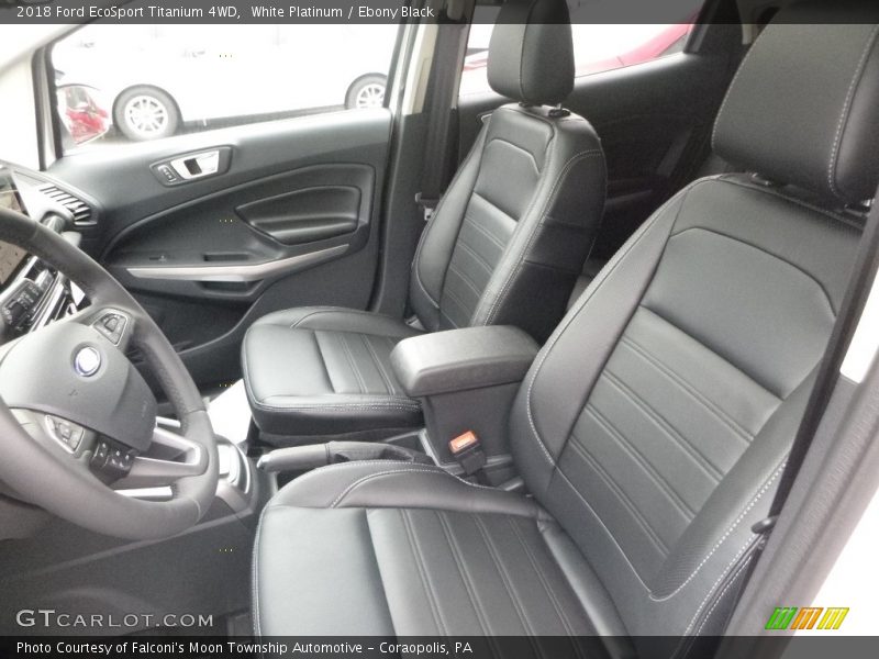 White Platinum / Ebony Black 2018 Ford EcoSport Titanium 4WD
