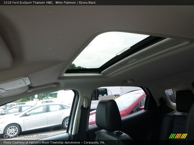 White Platinum / Ebony Black 2018 Ford EcoSport Titanium 4WD