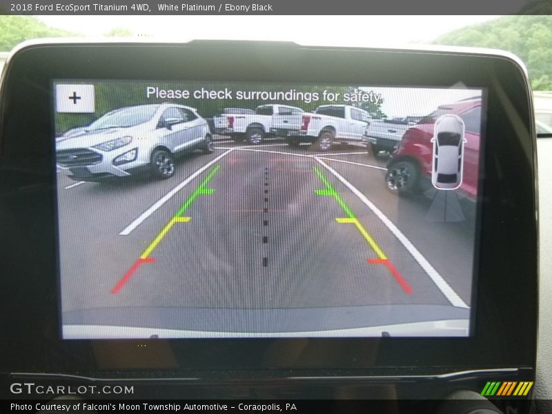 White Platinum / Ebony Black 2018 Ford EcoSport Titanium 4WD
