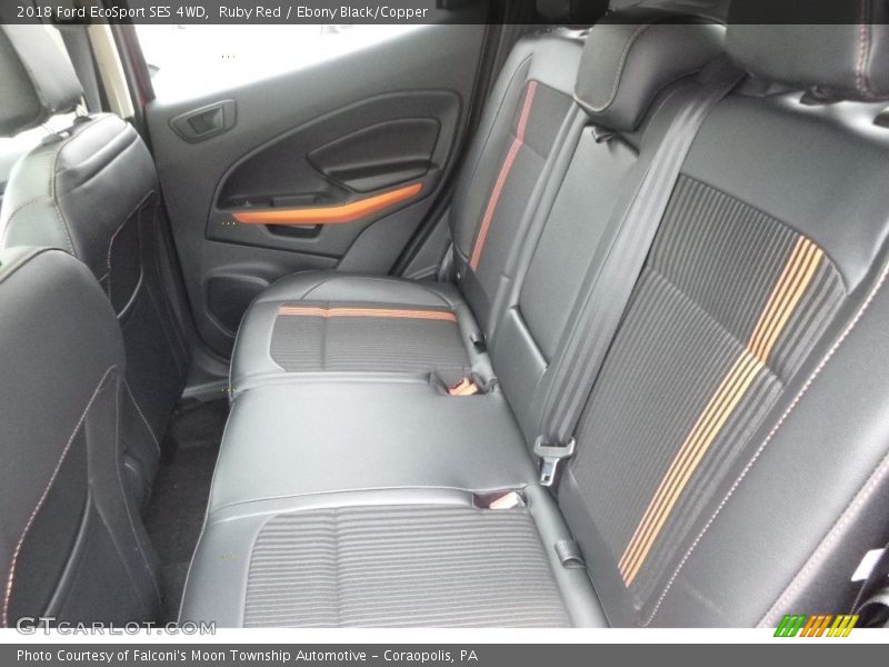 Ruby Red / Ebony Black/Copper 2018 Ford EcoSport SES 4WD