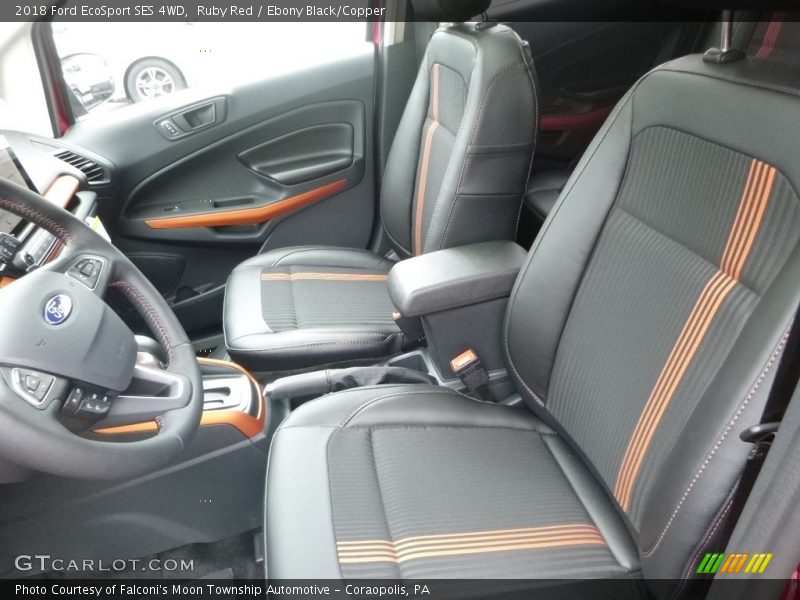 Ruby Red / Ebony Black/Copper 2018 Ford EcoSport SES 4WD