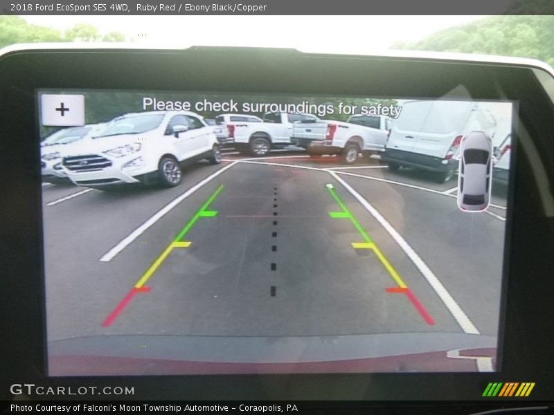 Ruby Red / Ebony Black/Copper 2018 Ford EcoSport SES 4WD