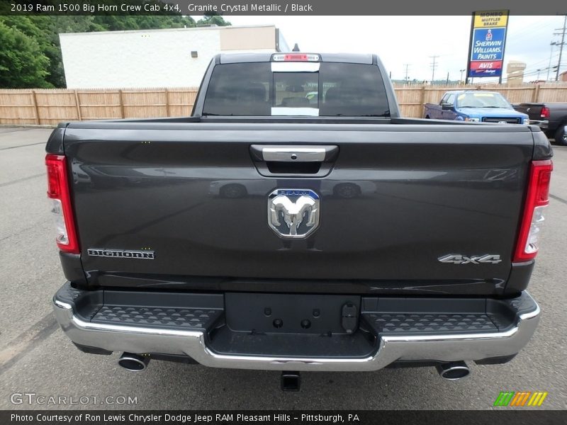 Granite Crystal Metallic / Black 2019 Ram 1500 Big Horn Crew Cab 4x4