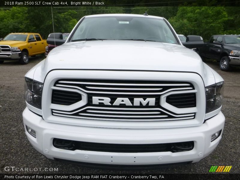 Bright White / Black 2018 Ram 2500 SLT Crew Cab 4x4