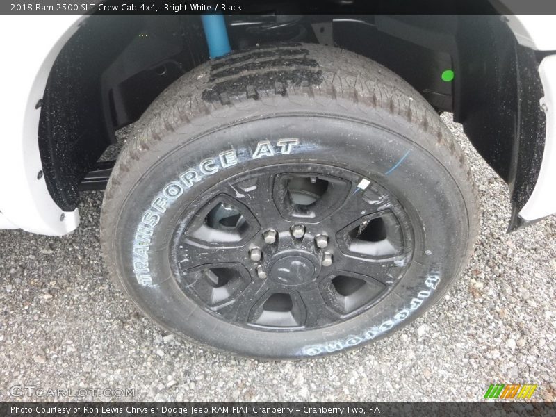 Bright White / Black 2018 Ram 2500 SLT Crew Cab 4x4