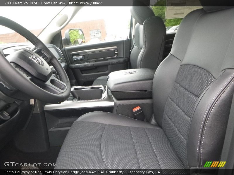 Bright White / Black 2018 Ram 2500 SLT Crew Cab 4x4