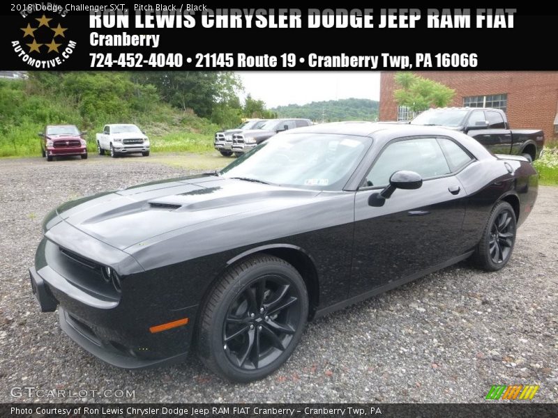 Pitch Black / Black 2018 Dodge Challenger SXT
