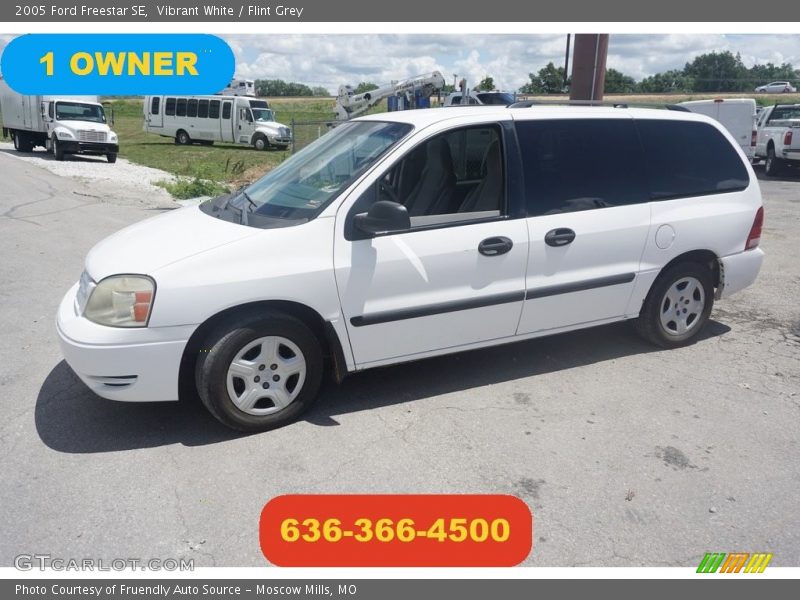 Vibrant White / Flint Grey 2005 Ford Freestar SE