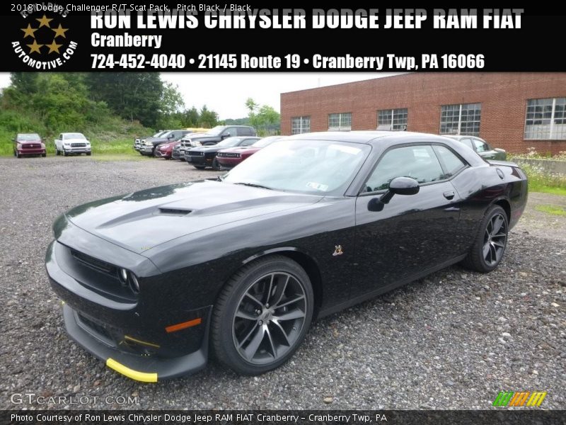 Pitch Black / Black 2018 Dodge Challenger R/T Scat Pack