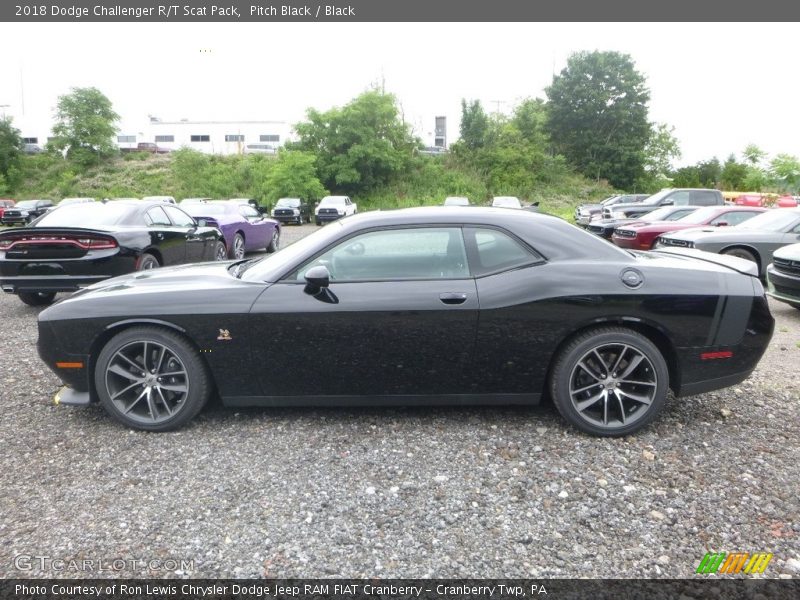Pitch Black / Black 2018 Dodge Challenger R/T Scat Pack