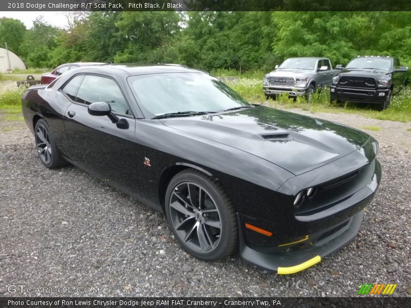 Pitch Black / Black 2018 Dodge Challenger R/T Scat Pack
