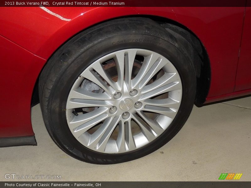 Crystal Red Tintcoat / Medium Titanium 2013 Buick Verano FWD