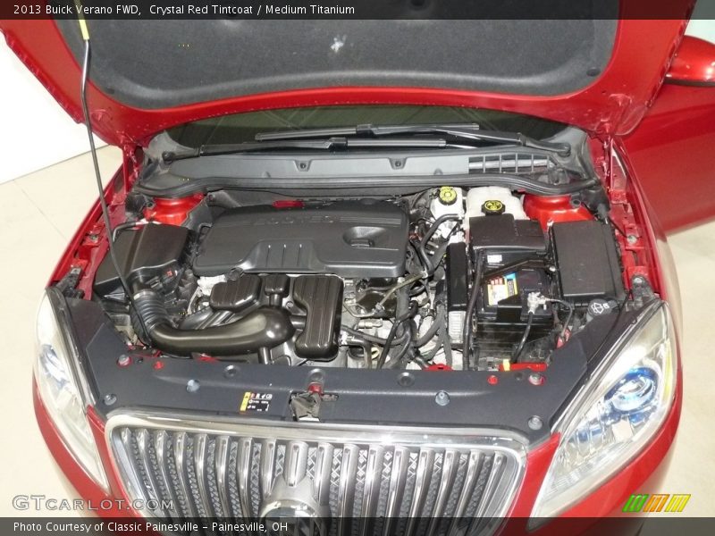Crystal Red Tintcoat / Medium Titanium 2013 Buick Verano FWD