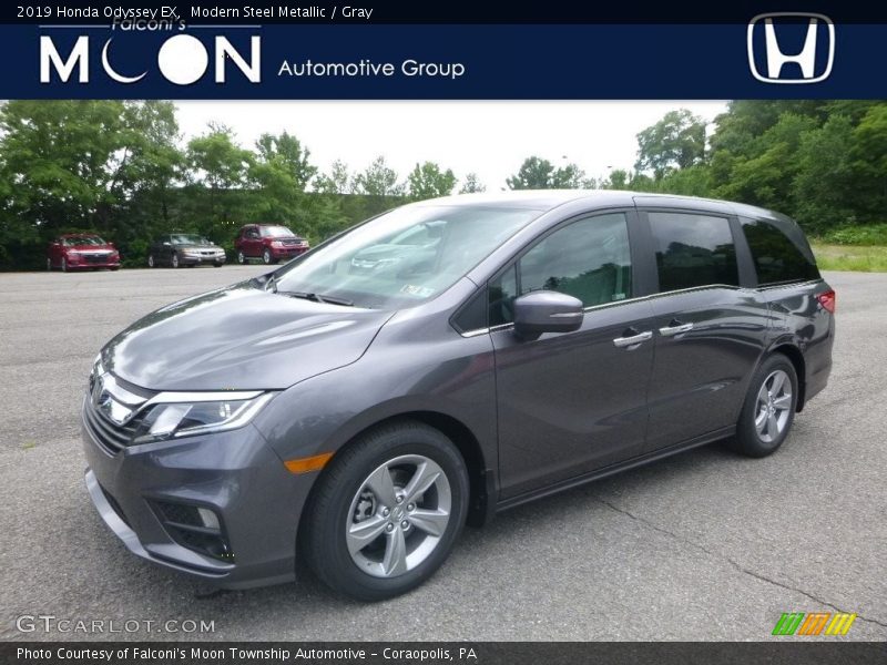 Modern Steel Metallic / Gray 2019 Honda Odyssey EX