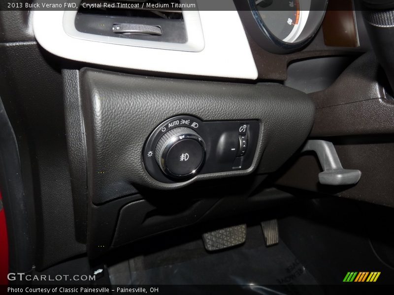 Crystal Red Tintcoat / Medium Titanium 2013 Buick Verano FWD