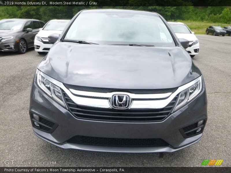 Modern Steel Metallic / Gray 2019 Honda Odyssey EX