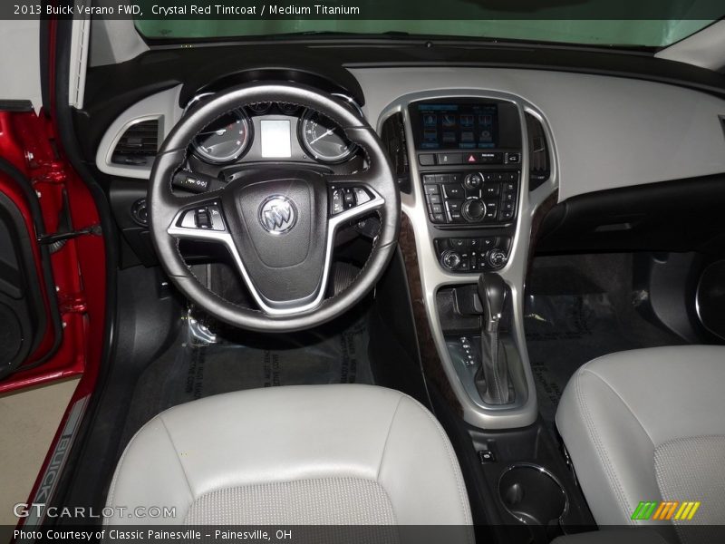 Crystal Red Tintcoat / Medium Titanium 2013 Buick Verano FWD