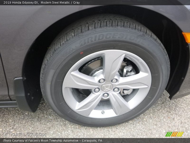 Modern Steel Metallic / Gray 2019 Honda Odyssey EX