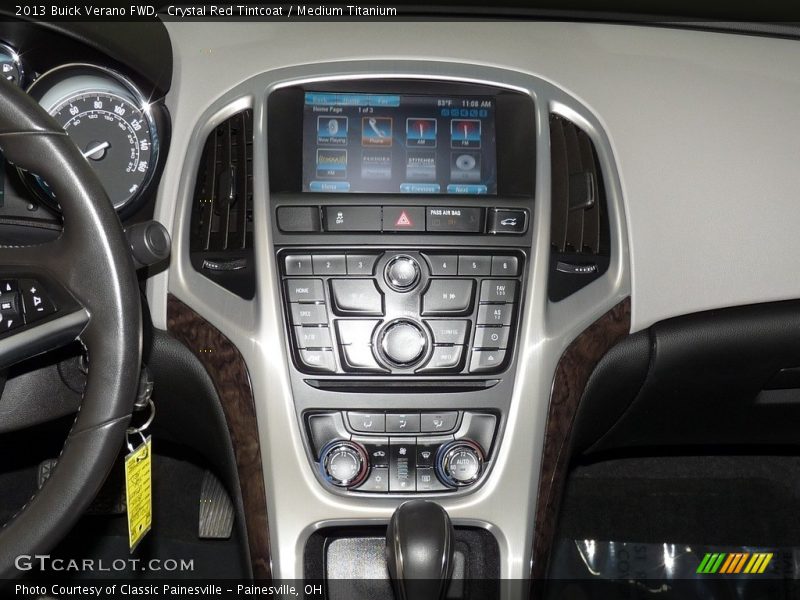 Crystal Red Tintcoat / Medium Titanium 2013 Buick Verano FWD