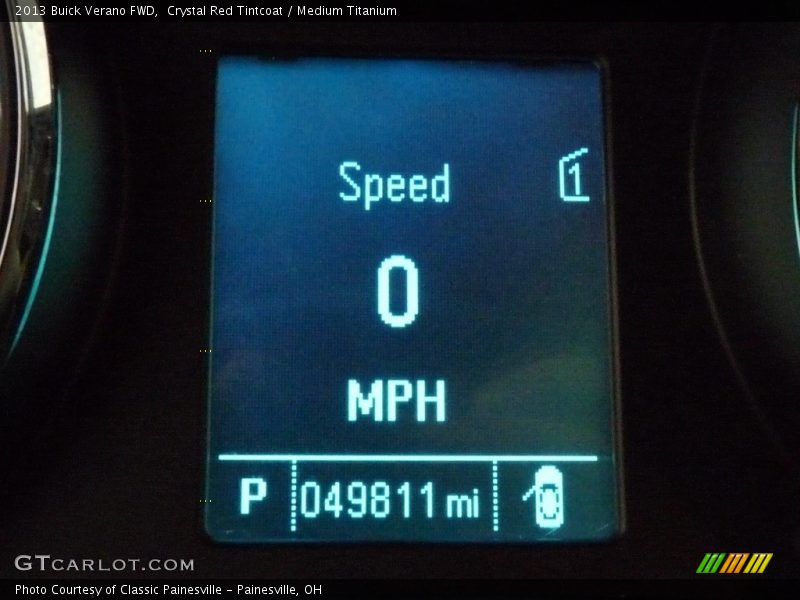 Crystal Red Tintcoat / Medium Titanium 2013 Buick Verano FWD