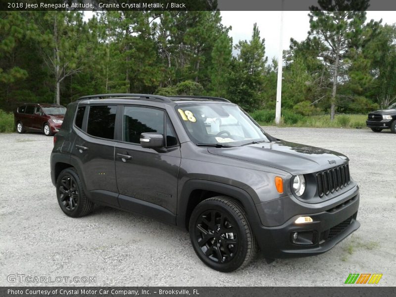 Granite Crystal Metallic / Black 2018 Jeep Renegade Altitude