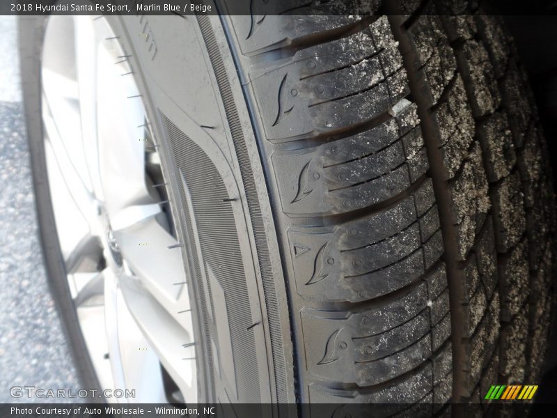 Marlin Blue / Beige 2018 Hyundai Santa Fe Sport